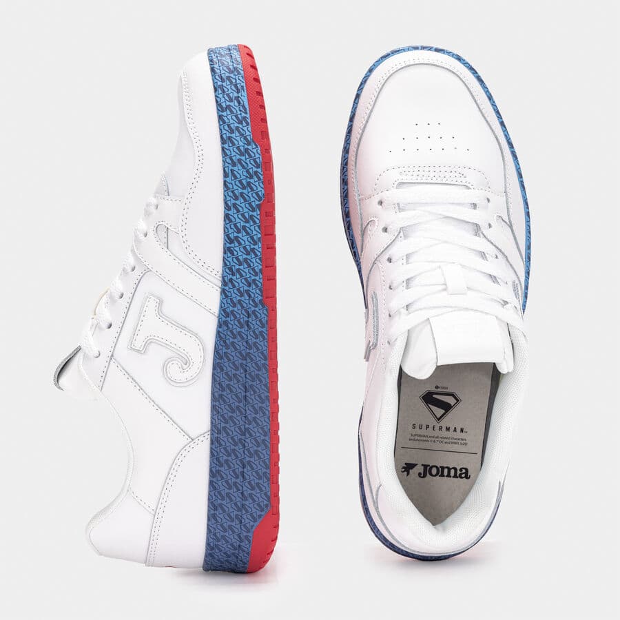 JOMA C.ATTICA SUPERMAN Warner Bros Skórzane Białe